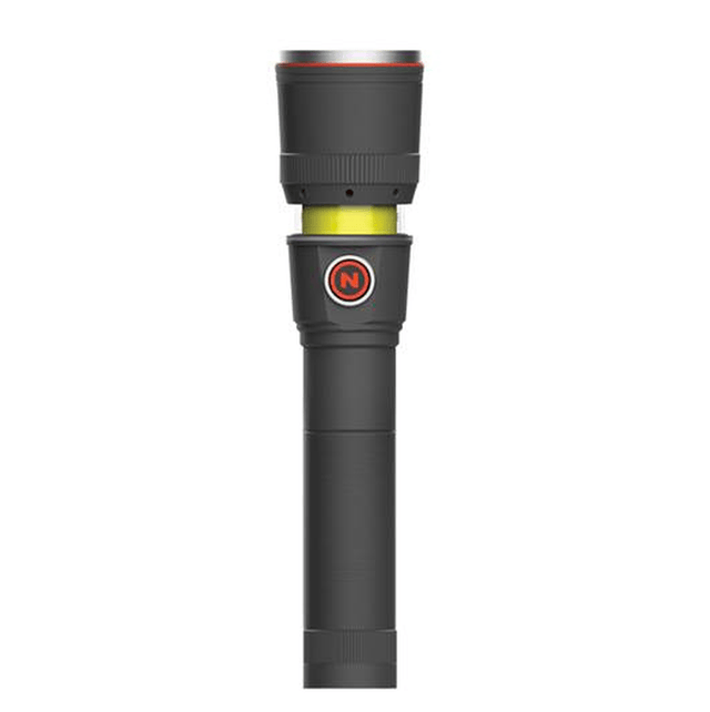 Nebo Franklin Twist flashlight, 400 lumens, rechargeable, 6 modes, 360-degree light, durable aluminum, magnetic base.