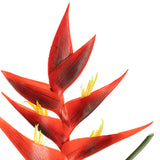 Artificial / Faux Flower - Heliconia Flower Stem Dark Red