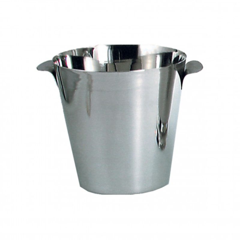 Sleek 3.4L stainless steel wine bucket for chilling beverages, elevating your entertaining experience with elegance.