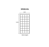 12V 200W MONO SOLAR PANEL-MC4