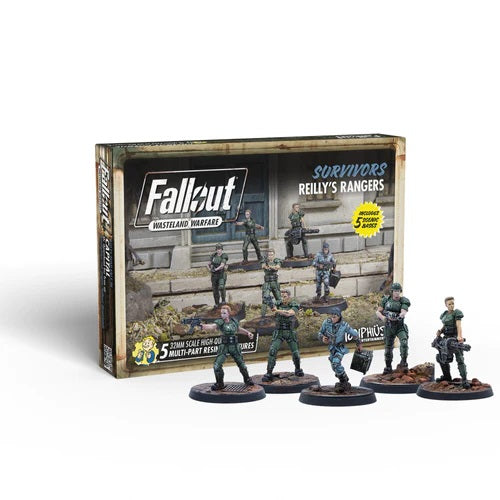 Fallout Wasteland Warfare - Survivors: Reilly's Rangers - Miniature Figure