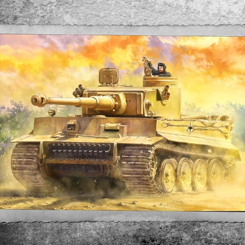 Diecast Model - German Tiger I Tank Plastic Kitset