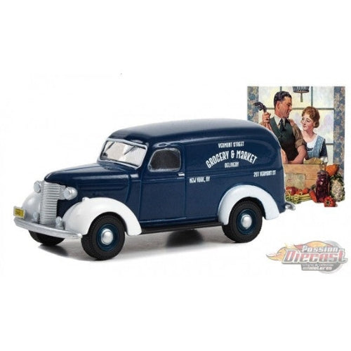 Diecast Model - 1939 Chevrolet Panel Van - Scale: 1/64
