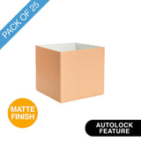 Mini Posy Box Matte Autolock Base Pk25 Nectar
