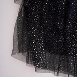 Fancy Dress Tutu - Black & Gold Sparkle (3-5 Years)