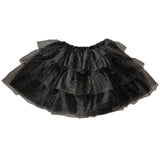 Fancy Dress Tutu - Black & Gold Sparkle (3-5 Years)