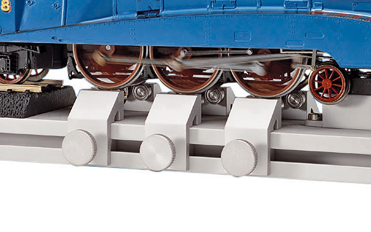 Hornby Spare Rolling Road Rollers (2 pc) for smooth locomotive maintenance and optimal performance in model train setups.