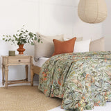 Kantha Quilt - Indian Block Print Handmade King Size (Style 58)