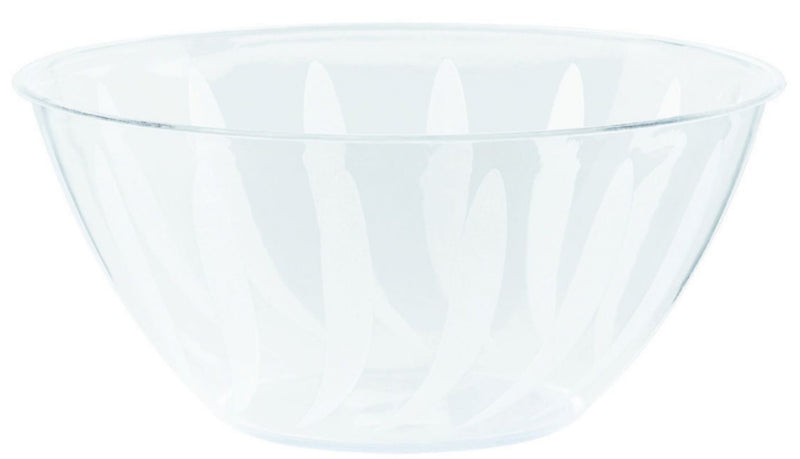 Plastic Swirl Bowl - 946ml (Clear)