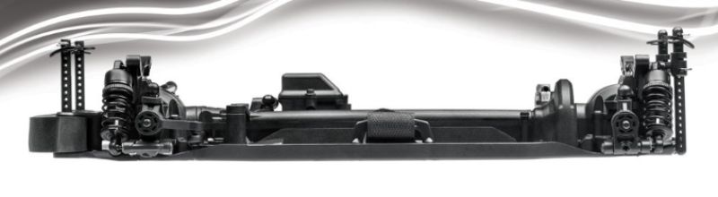 A customizable 1/10 scale racing car builder kit for enthusiasts, designed for superior handling and performance on tracks.