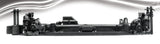 A customizable 1/10 scale racing car builder kit for enthusiasts, designed for superior handling and performance on tracks.