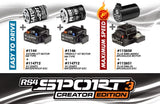 Radio Control Builder Kit - Racing 1/10 S3 RS4 Creator Edition, ultra-customizable chassis for thrilling on-road racing adventures.