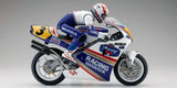 Detailed model of the 1991 Honda NSR500, featuring Le Mans DM20 motor and innovative rear suspension for precise control.