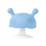 Mushroom Soothing Teether - Blue - Mombella