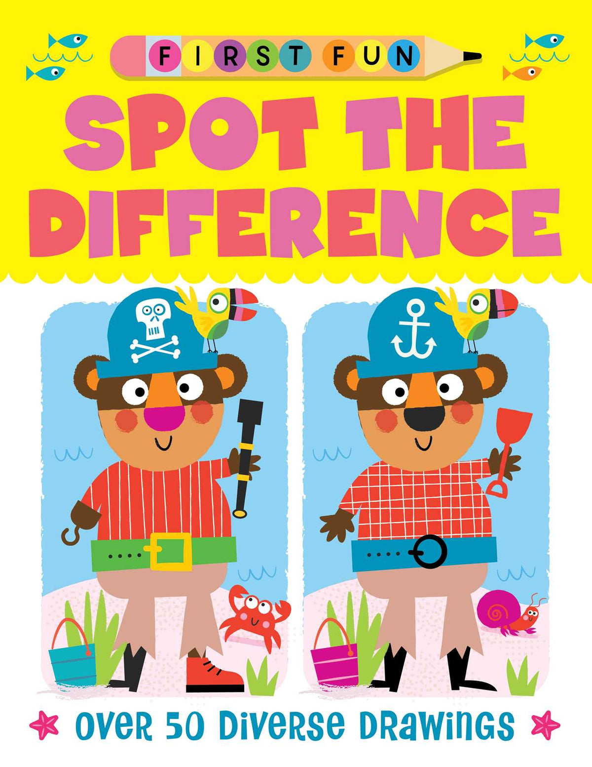 First Fun: Spot the Difference - Activity Book - Over 50 Diverse Drawings