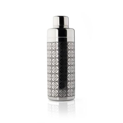 Stainless Steel Etched Cobbler Cocktail Shaker - Taylors Taproom