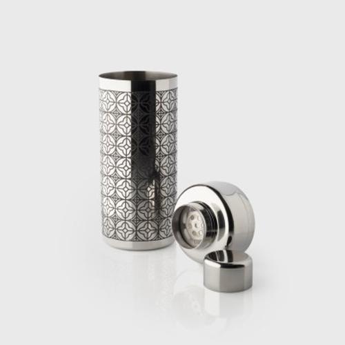 Stainless Steel Etched Cobbler Cocktail Shaker - Taylors Taproom