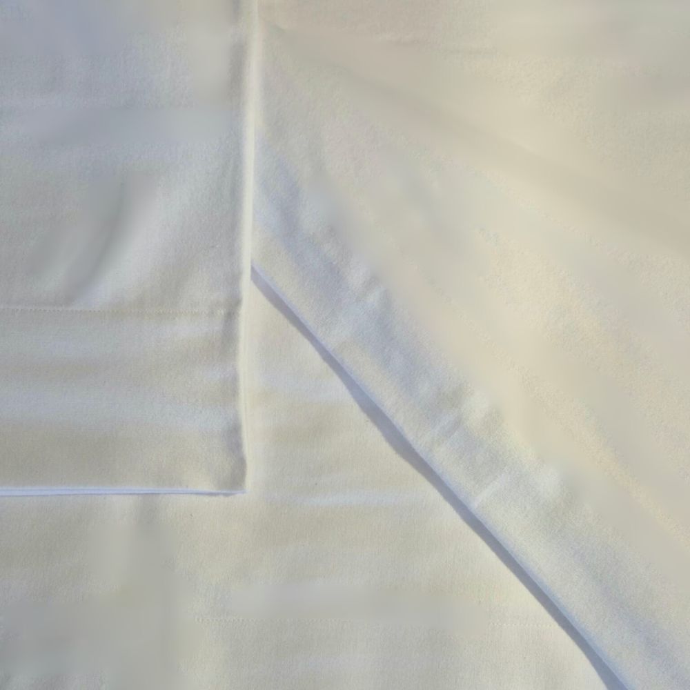 Baksana - Flannel Sheet Fitted - White - King