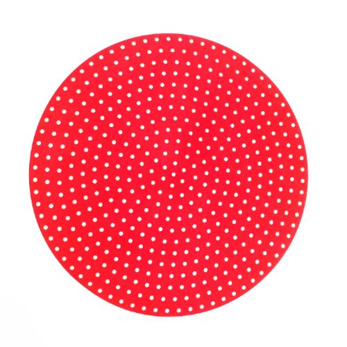 Non-Stick Silicone Steaming Mat 25cm - Red - School of Wok