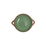 Sintra Small Glazed Terracotta Tapas Dish - Green - Set of 2 - Dexam