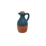 Sintra Glazed Terracotta 150ml Oil Drizzler - Ink Blue - Dexam