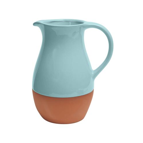 Sintra 3L Glazed Terracotta Jug - Duck Egg - Dexam