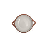 Sintra Small Glazed Terracotta Tapas Dish - Stone - Set of 2 - Dexam
