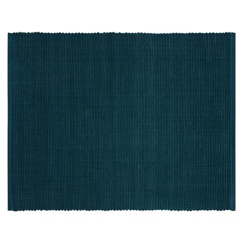 Sintra Recycled Cotton Spotted Napkin And Placemat Set - Ink Blue - Dexam