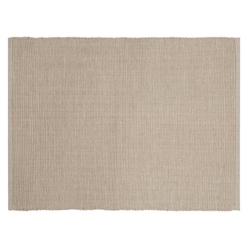 Sintra Recycled Cotton Spotted Napkin And Placemat Set - Stone - Dexam