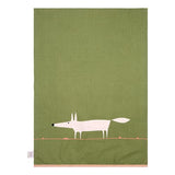 Mr Fox Tea Towels - Set of 3 - Green - Scion