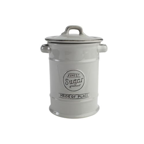 Pride of Place Ceramic Sugar Jar - Cool Grey - T&G
