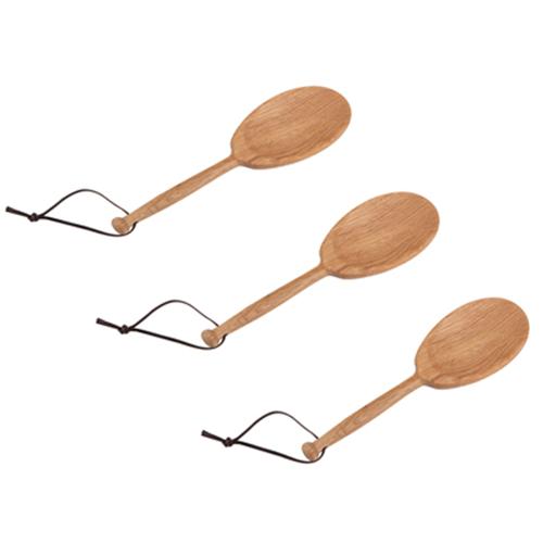 Large Oak Spoon 250mm - Pack of 3 - T&G