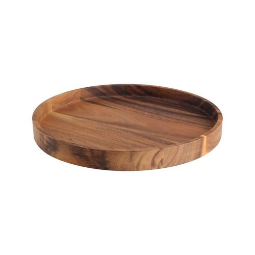Baroque Acacia Round Serving Platter 302mm