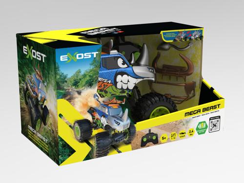 EXOST Mega Beast 1:12 RC Car With Custom Accessories - Silverlit