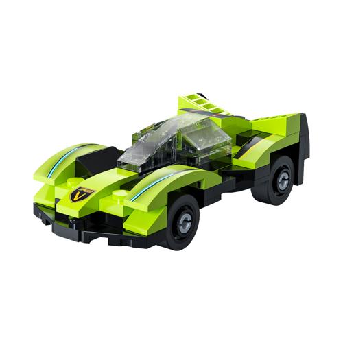Green Blade Supercar Building Set 1:48 - CaDA