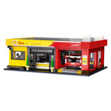 Shell Service Station Building Set - CaDA