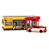 Shell Service Station Building Set - CaDA