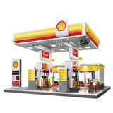 Shell Retail Station Building Set With USB Light - CaDA