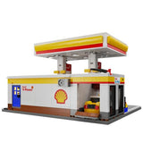 Shell Retail Station Building Set With USB Light - CaDA