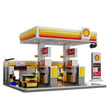 Shell Retail Station Building Set With USB Light - CaDA