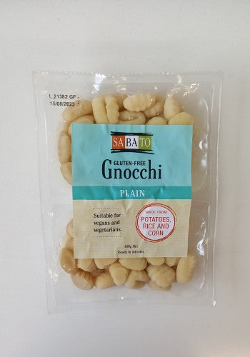 Gluten-free Gnocchi by Sabato, 2x200gm packets ideal for tasty, healthy meals.