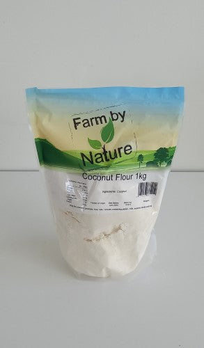 Coconut flour 1kg packet, offering versatile baking ingredient for gluten-free recipes and healthy meals.