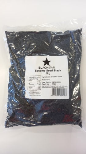 Sesame Seeds Black 1kg - Packet