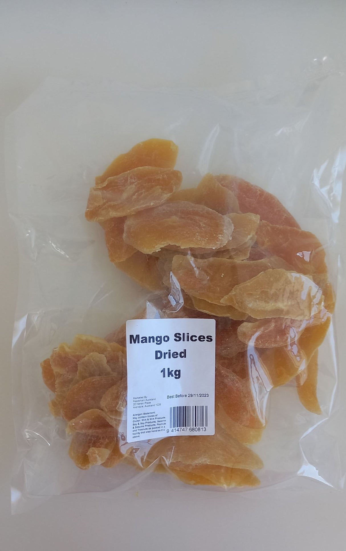 Mango Dried Sliced 1kg  - Packet