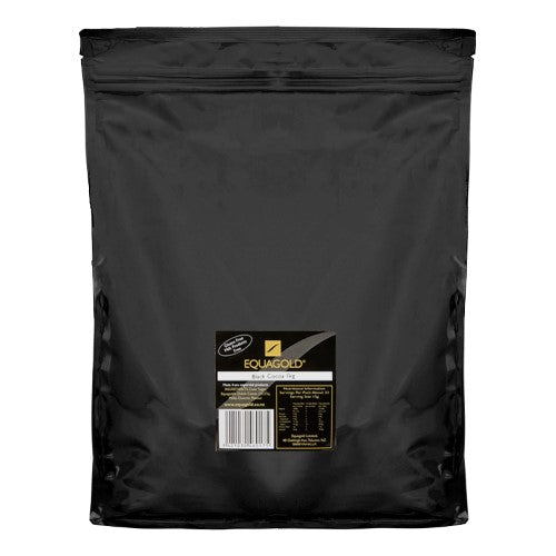 Cocoa Powder Black 1kg from Equagold, perfect for baking desserts with a rich chocolate flavor and vibrant color.