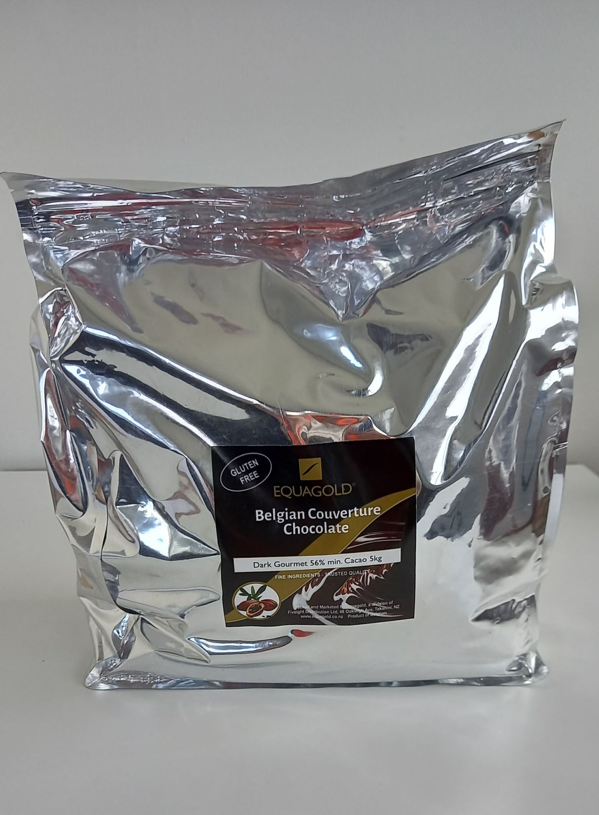 Chocolate Callets Dark 56% Belgian Equagold 5kg  - BAG