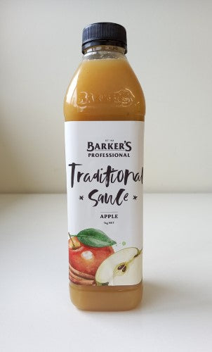 Sauce Apple Traditional Barkers 1kg   - Bottle