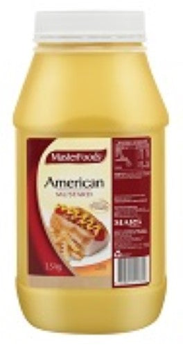 Mustard American Masterfoods 2.5kg  - JAR