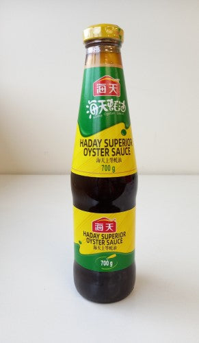 700g bottle of Hayday Superior Oyster Sauce, enhancing dishes with rich umami flavor and authentic Asian taste.