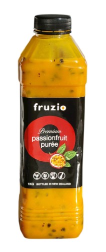 Passionfruit Puree Premium Fruzio 1kg   - Bottle